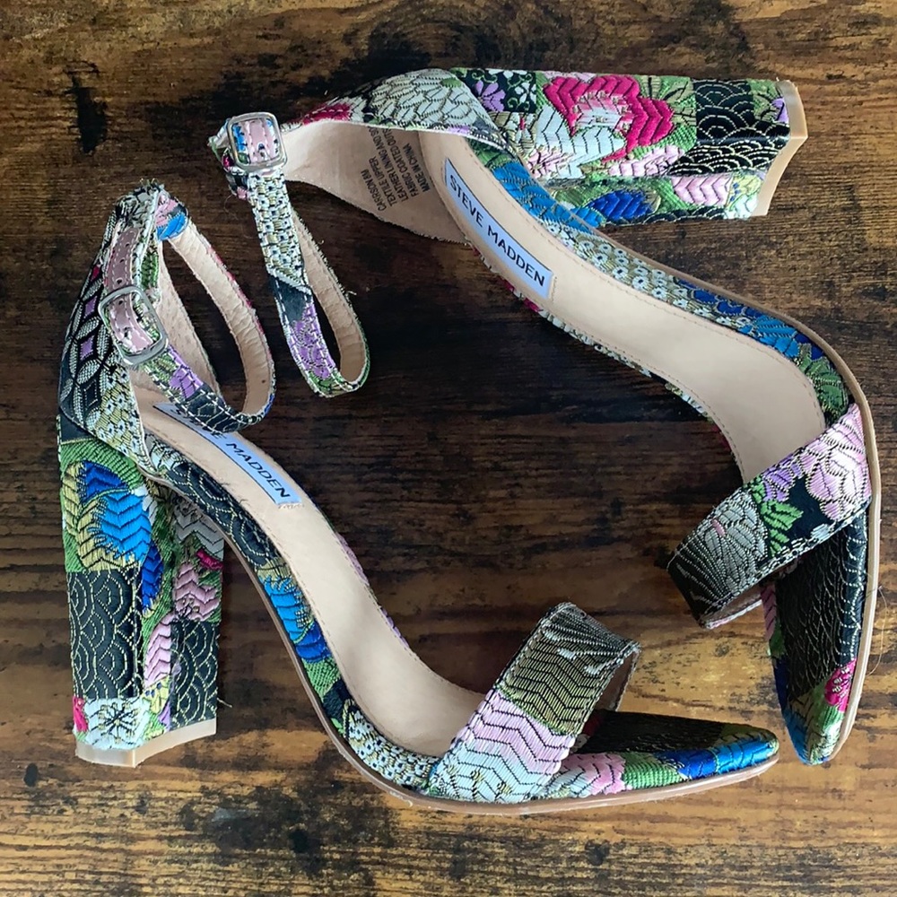 Steve Madden open toe heels